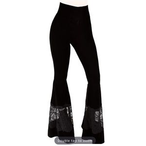 Killstar velvet bell bottoms